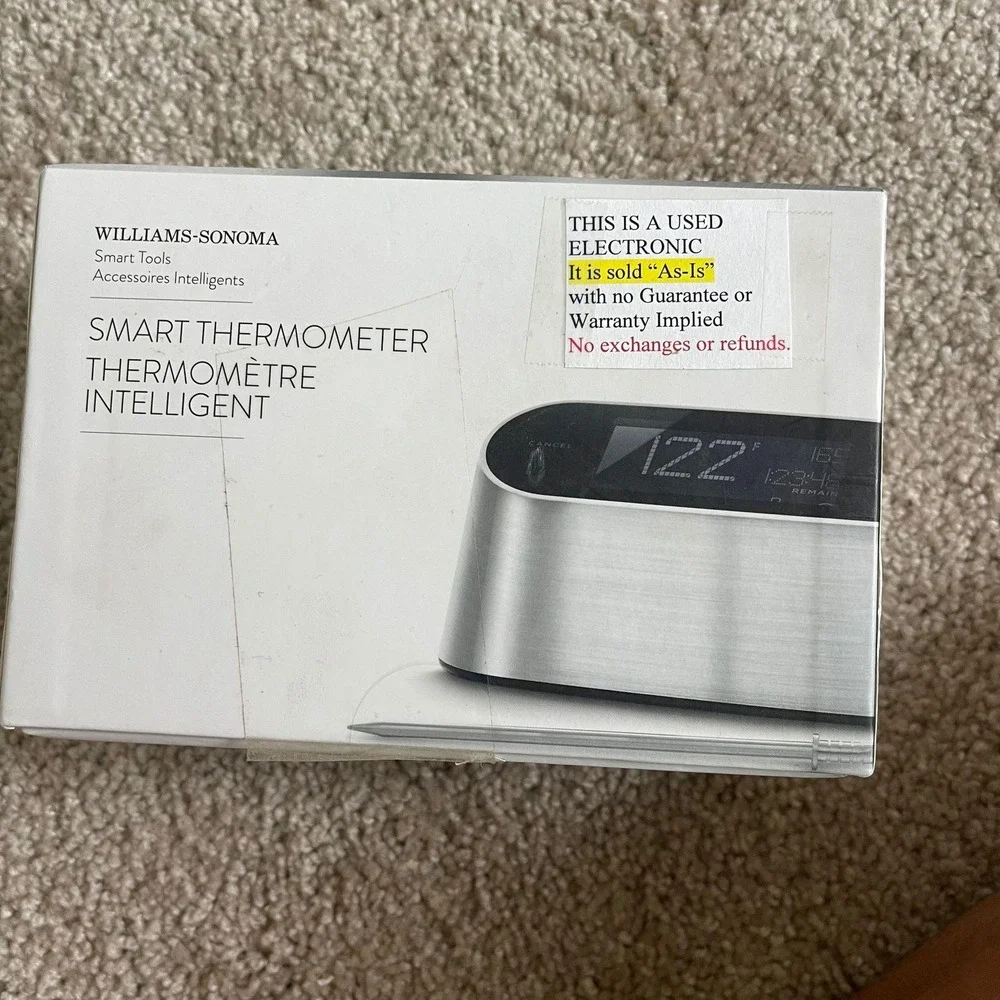 Williams‎ Sonoma Smart Thermometer Intelligent  Probe Digital Display Wireless