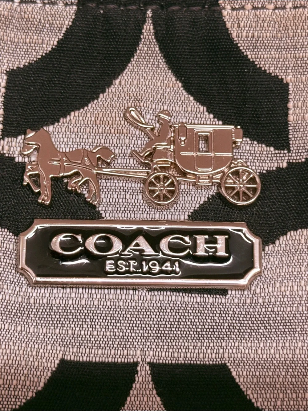 Coach opart signature