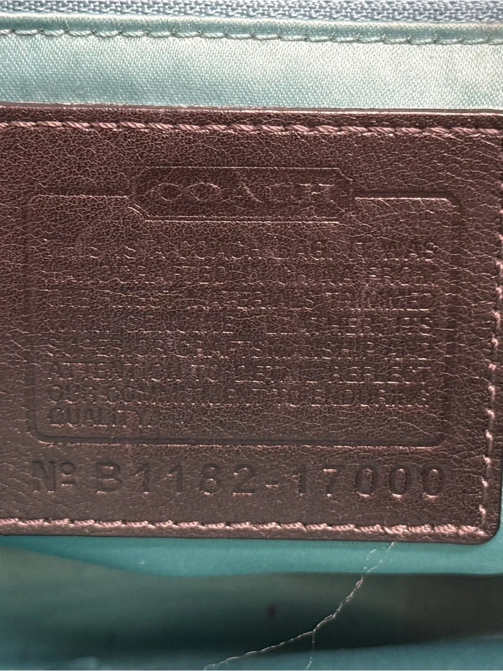 Coach opart signature