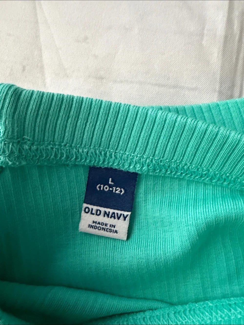 Old Navy Girls Leggings Set - Teal, Mint, Cream with Peace Sign Print