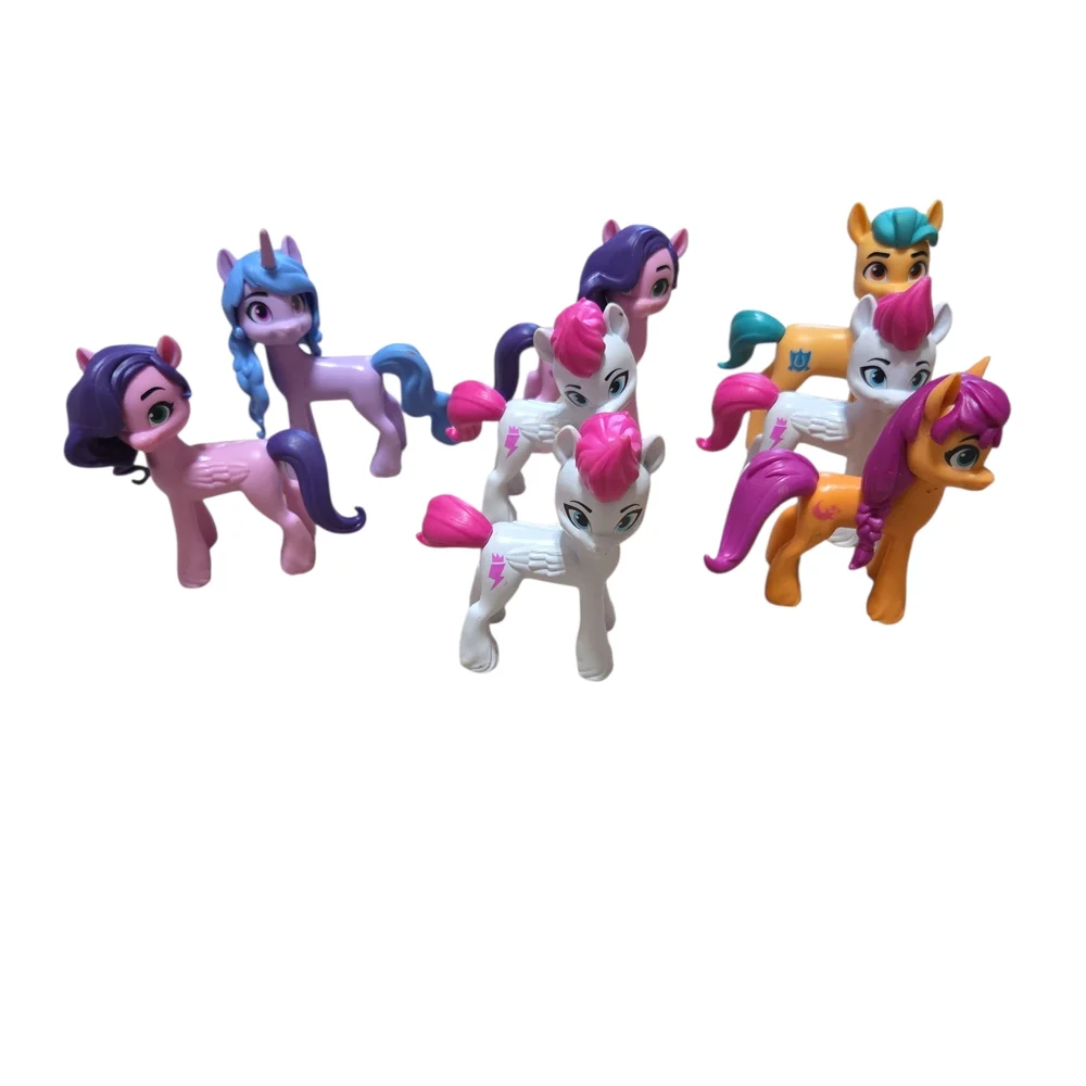 My Little Pony Mini Toys‎ Lot Of 8 Used Playtime Assorted