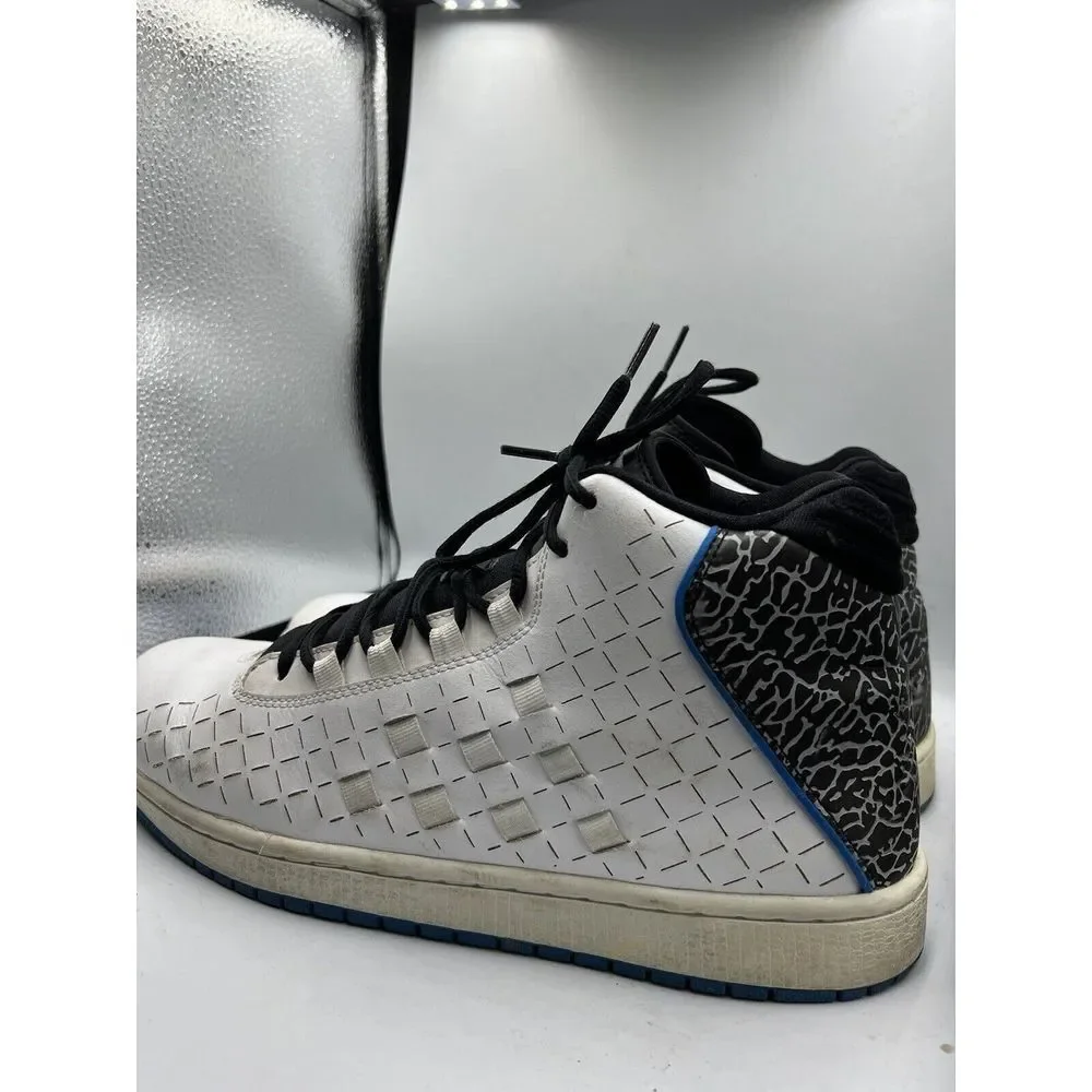Air Jordan Illusion 705141-105 White/Black/Blue Sneaker Basketball‎ Mens Sz 11.5