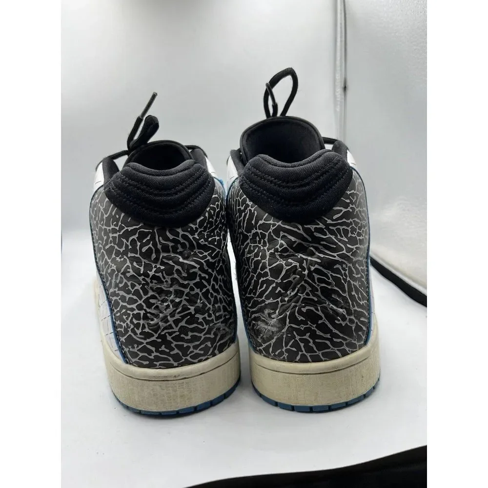 Air Jordan Illusion 705141-105 White/Black/Blue Sneaker Basketball‎ Mens Sz 11.5