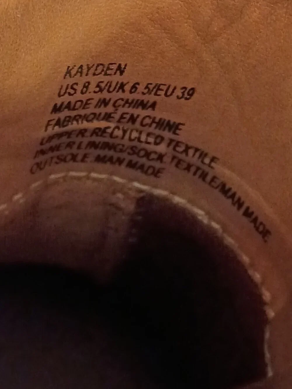 JustFab kayden camel