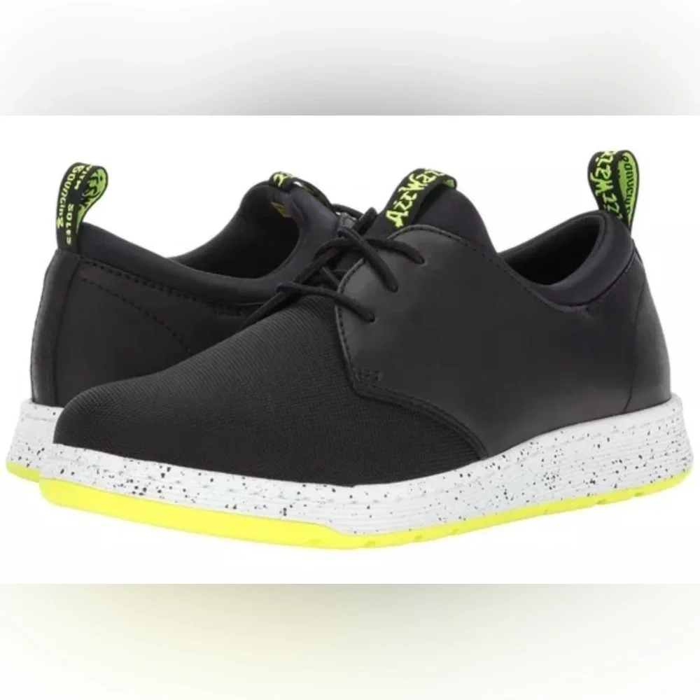 🔥 Dr. Martens Solaris AirWair Sneakers 👟 Gunmetal Gray Leather | Men’s 7‎