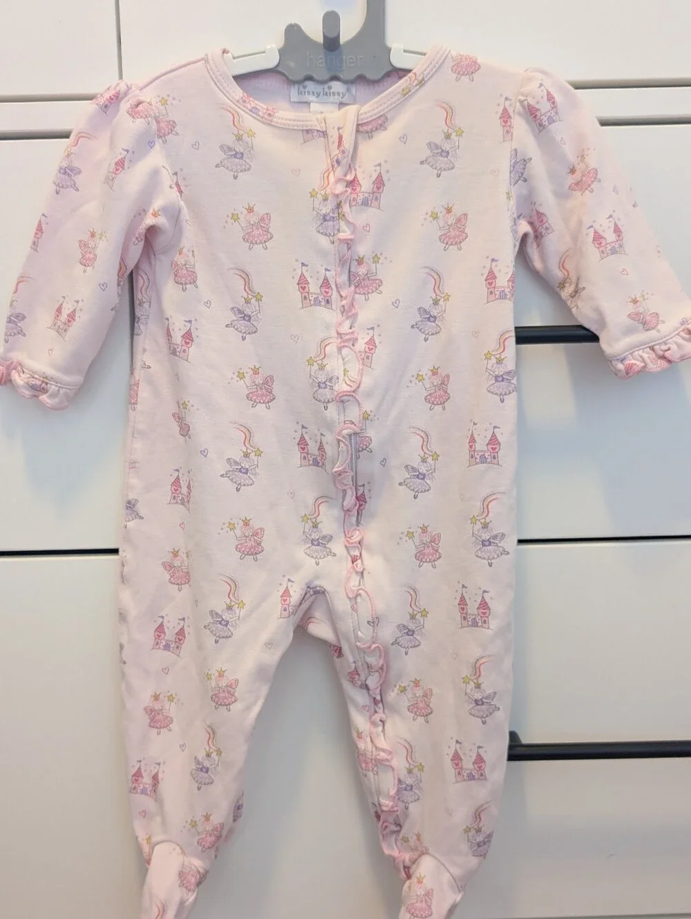 Kissy Kissy Girl's Fairytale Fun Footie Pajamas Zipper 3-6 Months