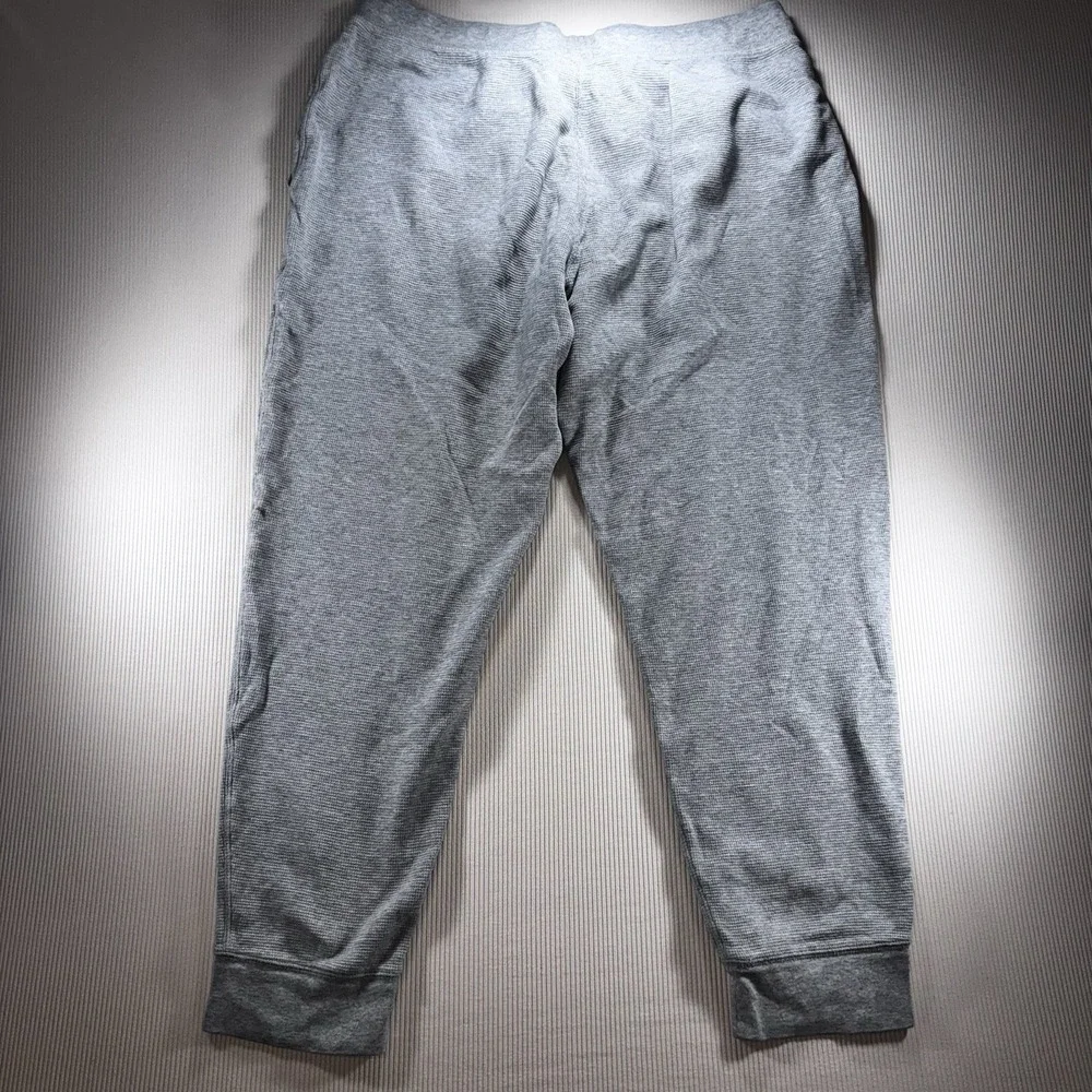 Polo Ralph Lauren Waffle Knit Men's Joggers‎ Sleep Pants Gray Large Athleisure