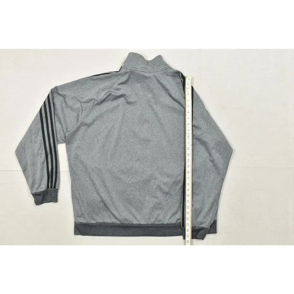 Adidas Activewear jacket men's size 2XL Full Zip Long Sleeve 3 Striped Soccer