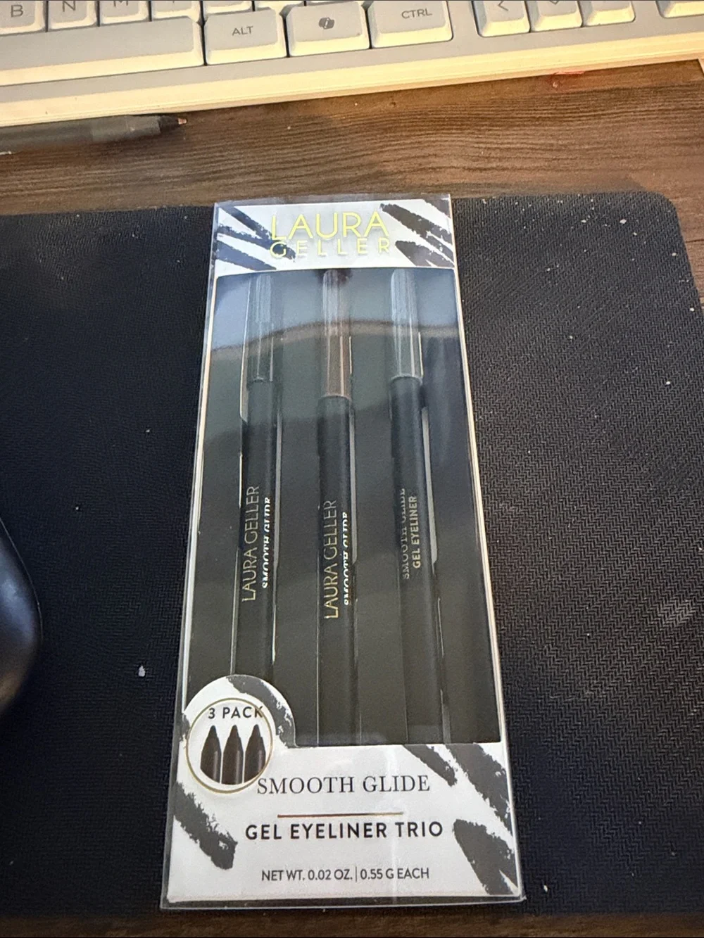 Laura Geller Gel Eyeliner Trio - Black, Brown, Gray