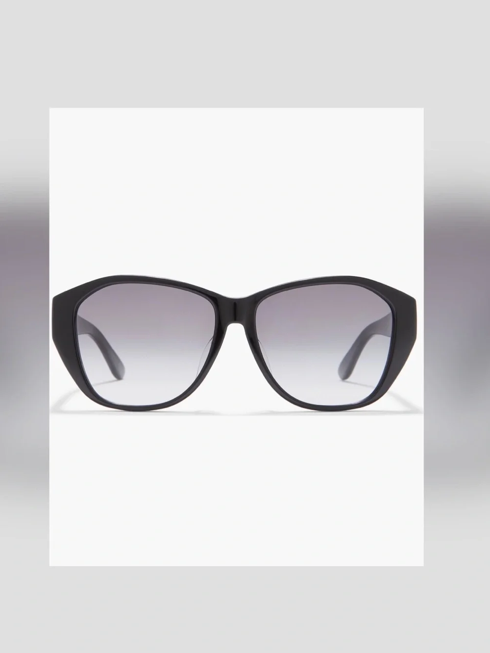 Saint Laurent 57mm Best Oval Sunglasses with Gold YSL Accent