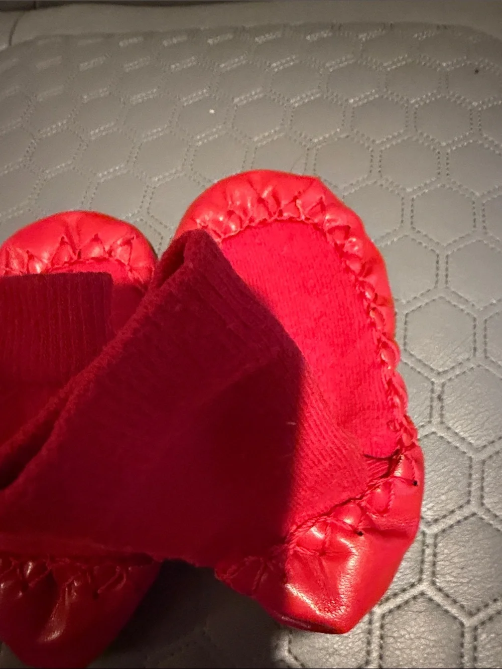 Hanna Andersson Kids Baby Red Moccasins Size 7-9 (little kids)