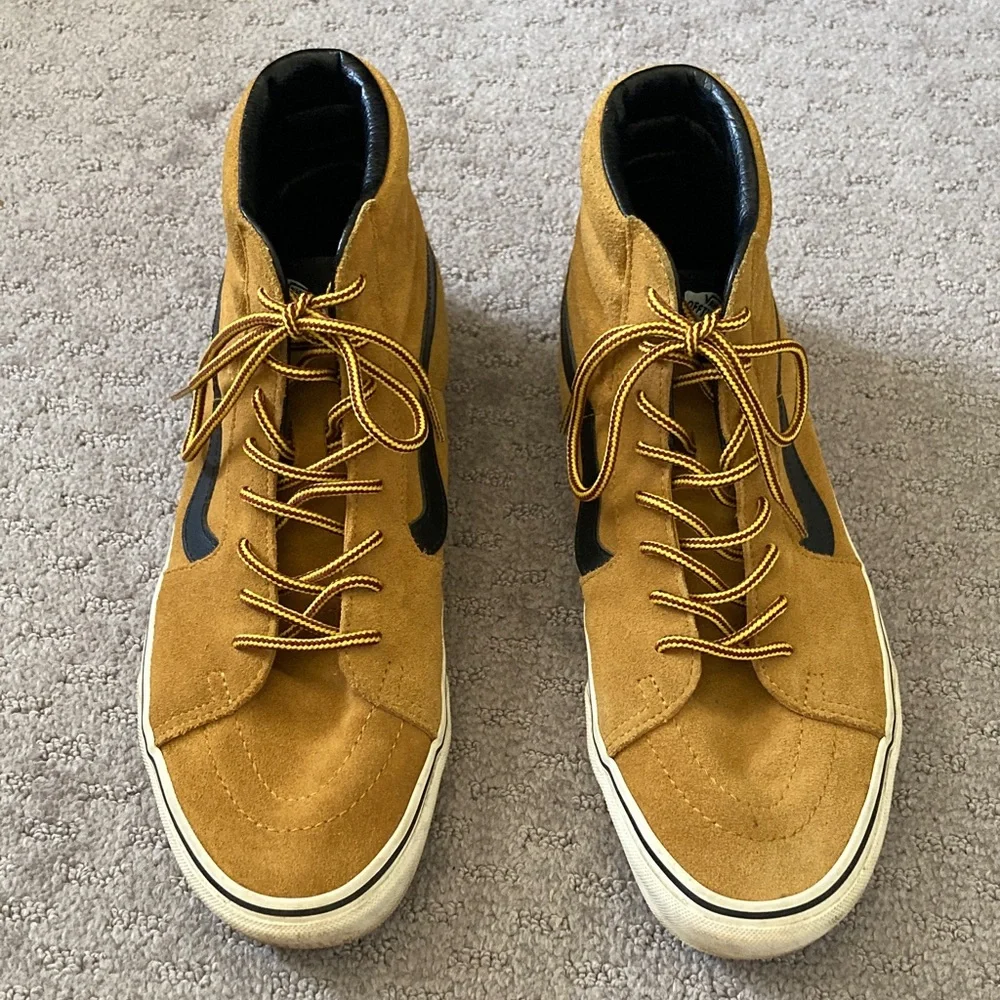 Vans tan suede
