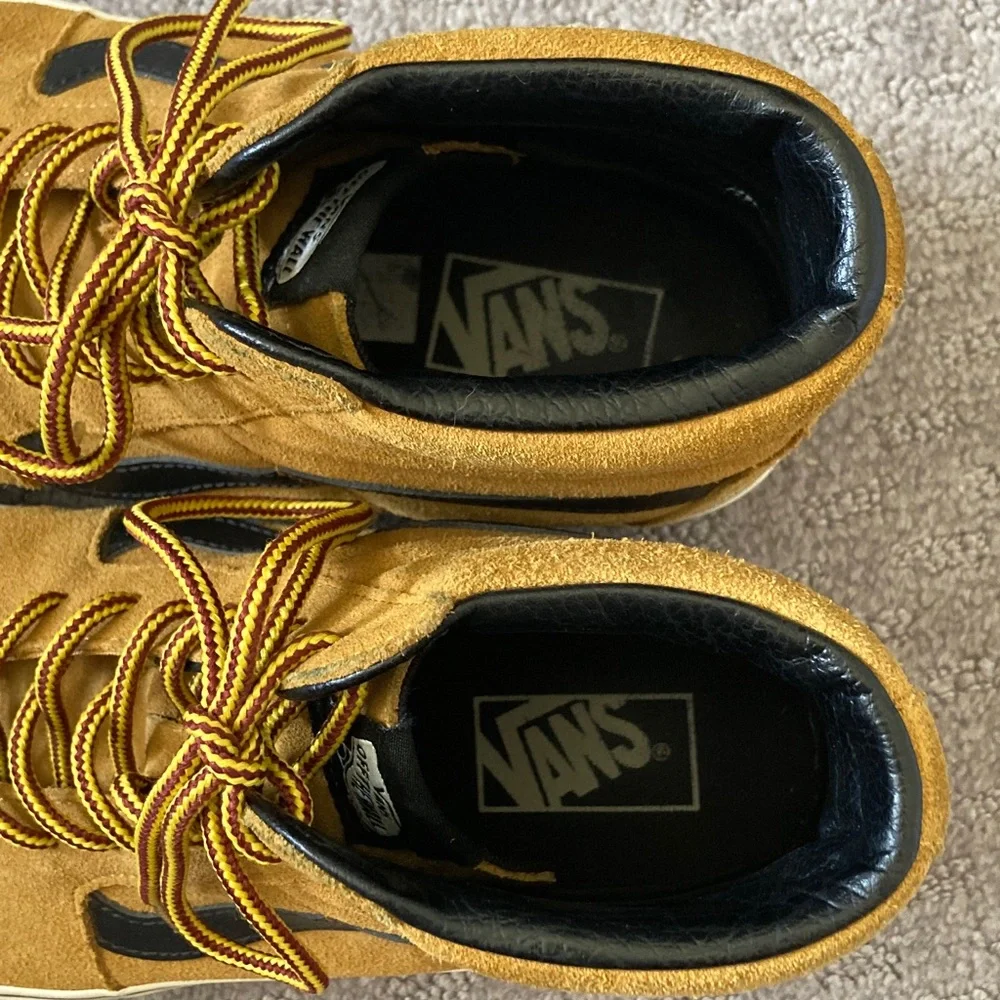 Vans tan suede
