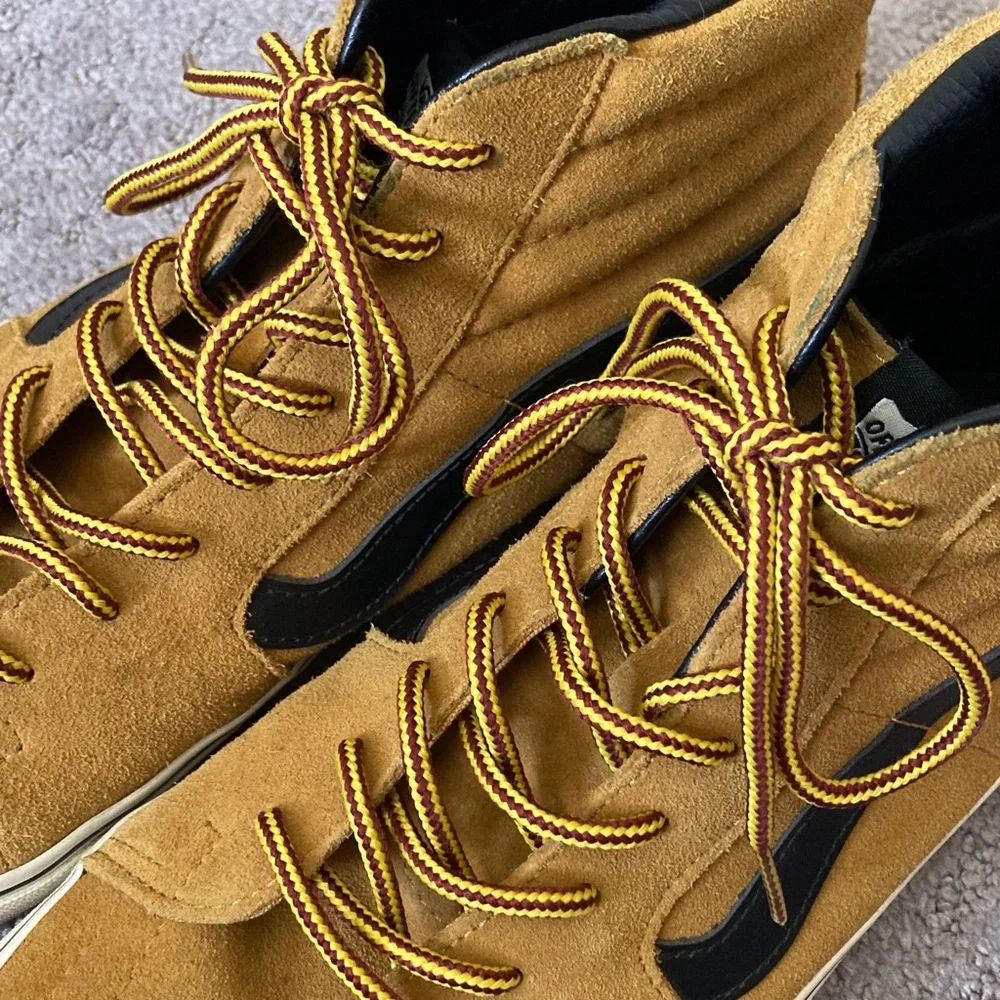 Vans tan suede