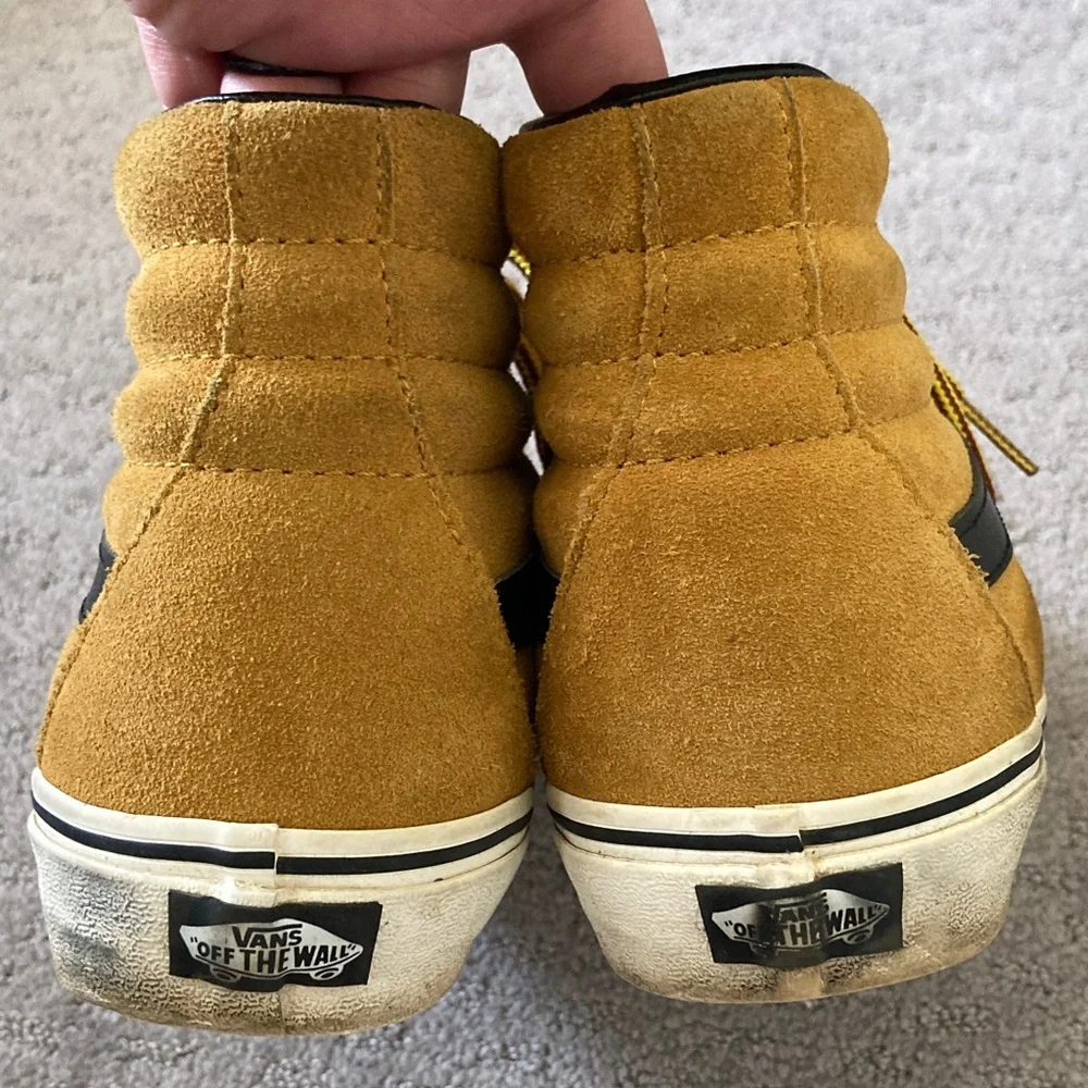 Vans tan suede