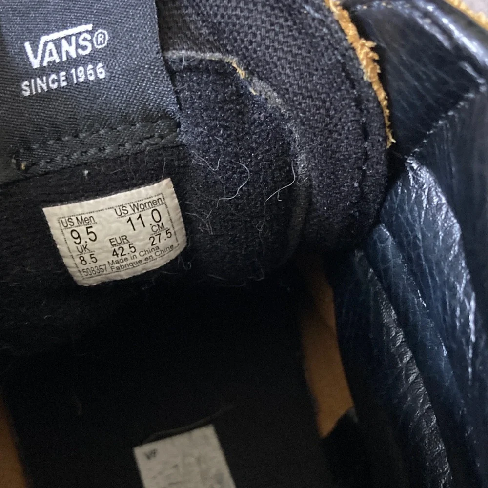 Vans tan suede