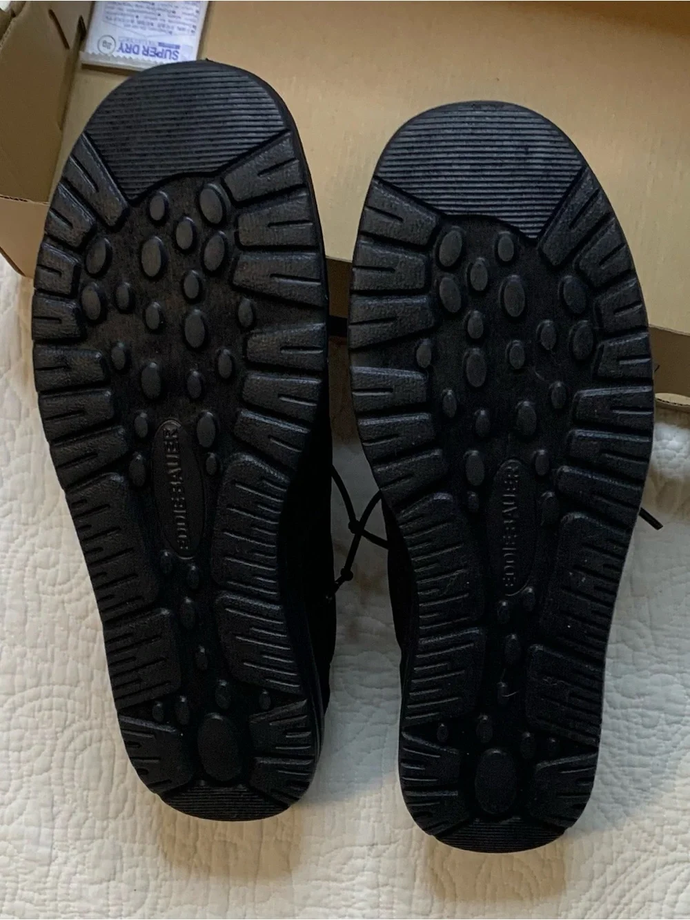 Eddie Bauer Black Slip-Canvas Loafers