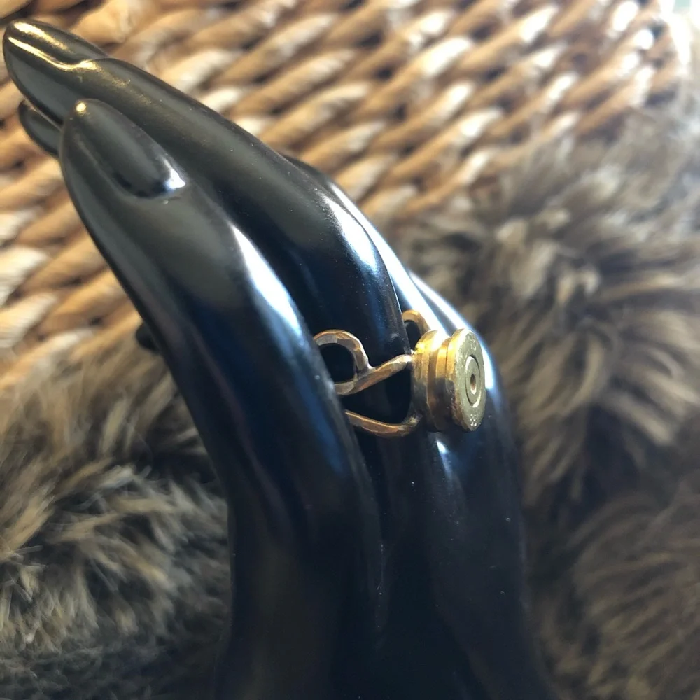 Vintage handmade hammered