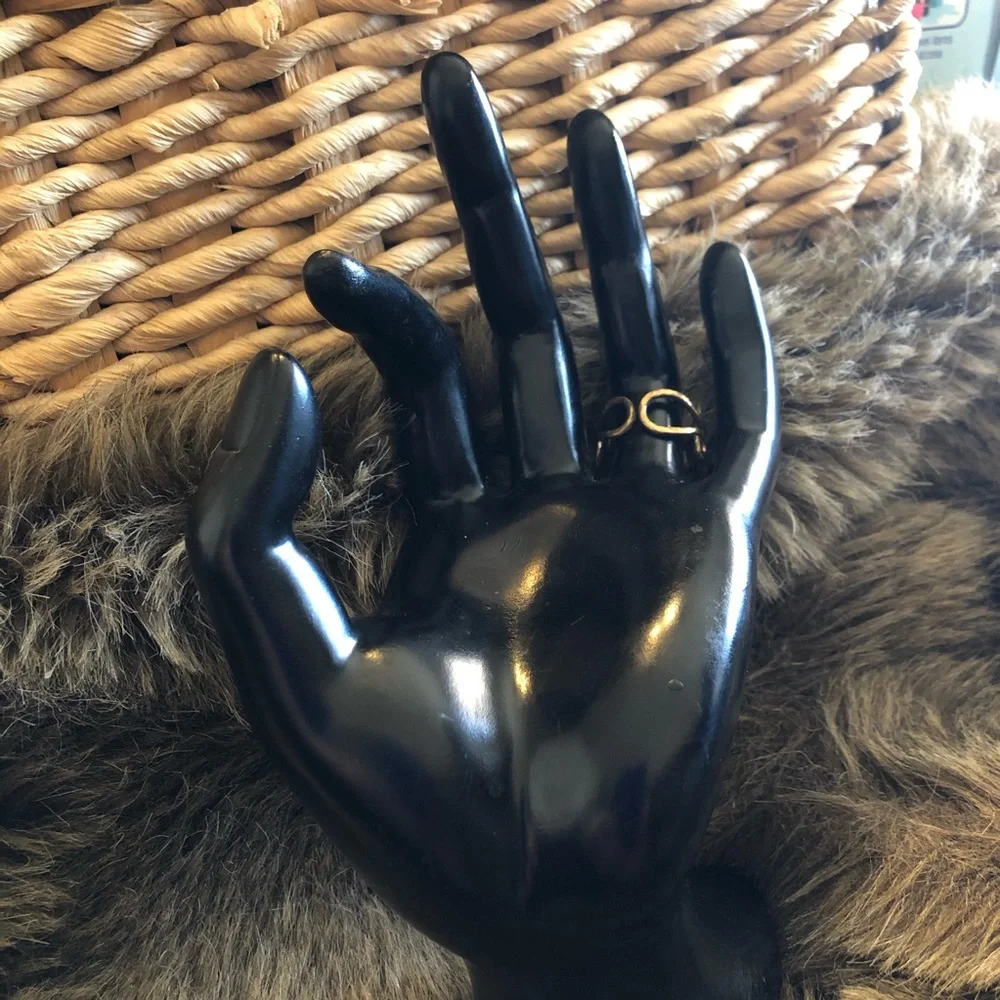 Vintage handmade hammered