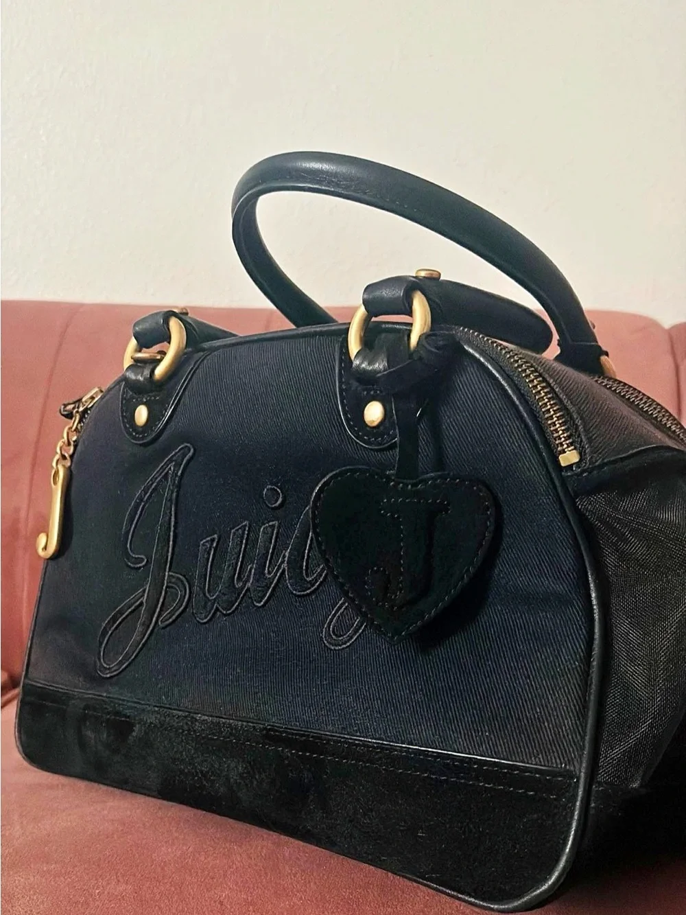 Juicy Couture Pet Carrier with storage!