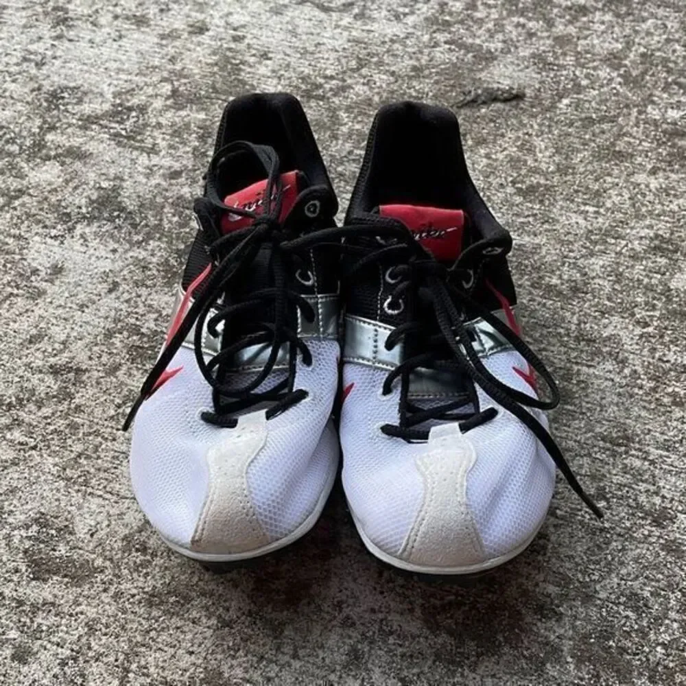 Nike Men's Running Shoes‎ Nike Zoom Eldoret II White Black Size 8