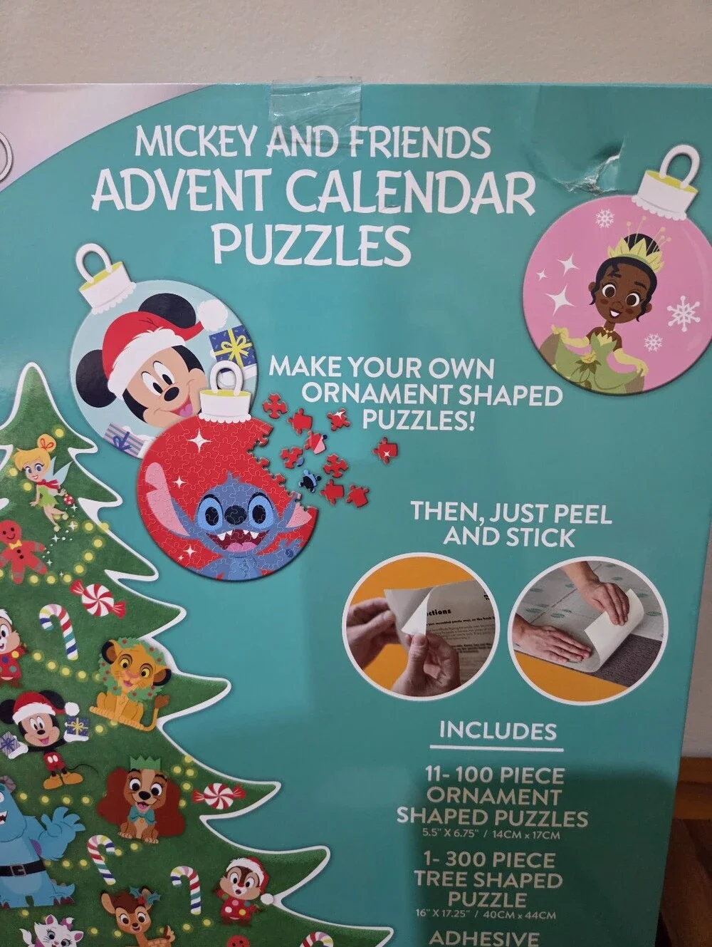 Disney Mickey and Friends Advent Calendar Puzzles NEW