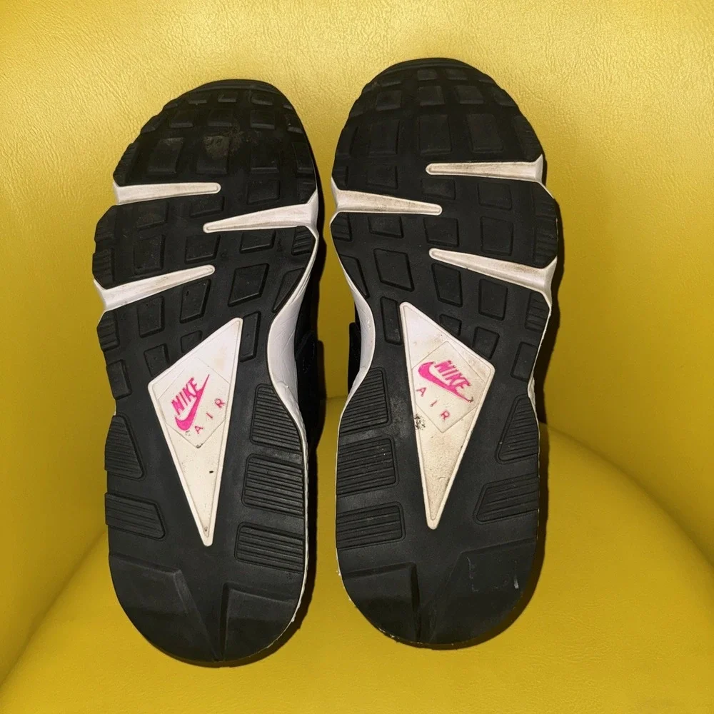 Nike Air Huarache Black Pink South Beach Men Size 12 Running Shoe DD1068 -004