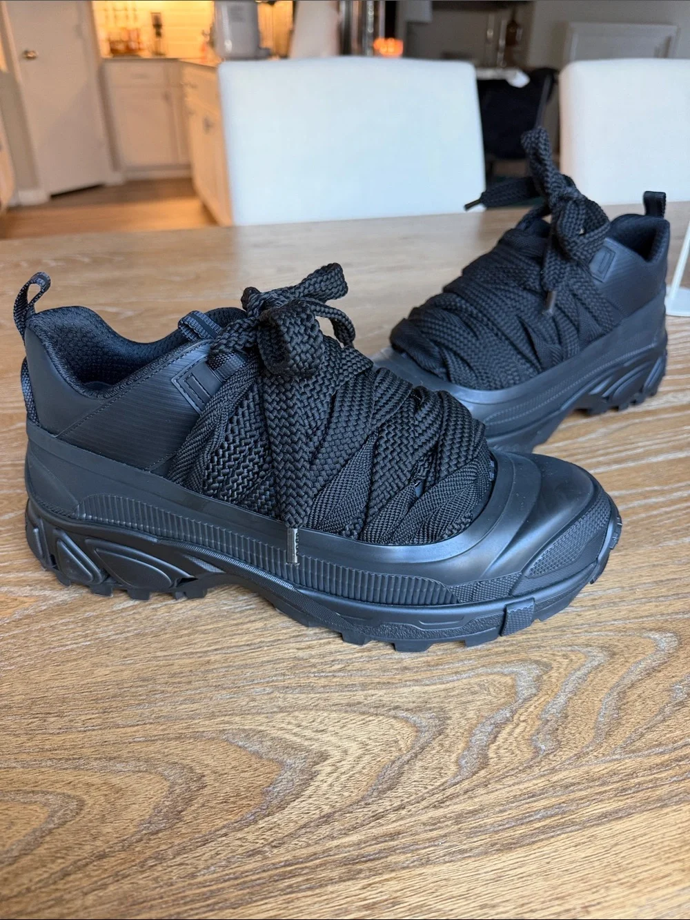 Burberry Black Arthur Trainer Sneakers