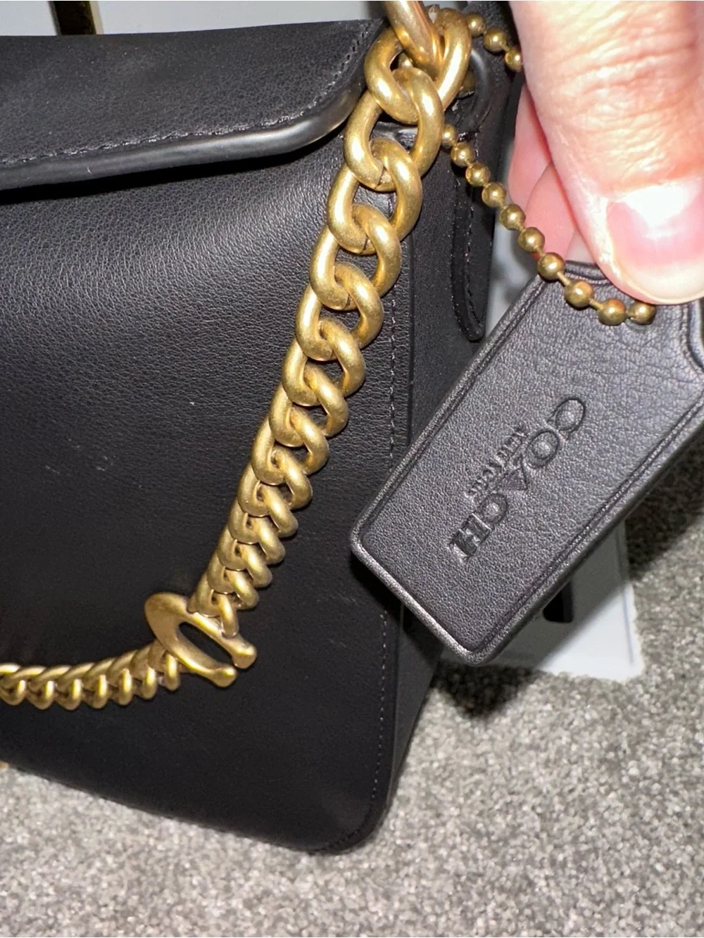 Coach elegant black