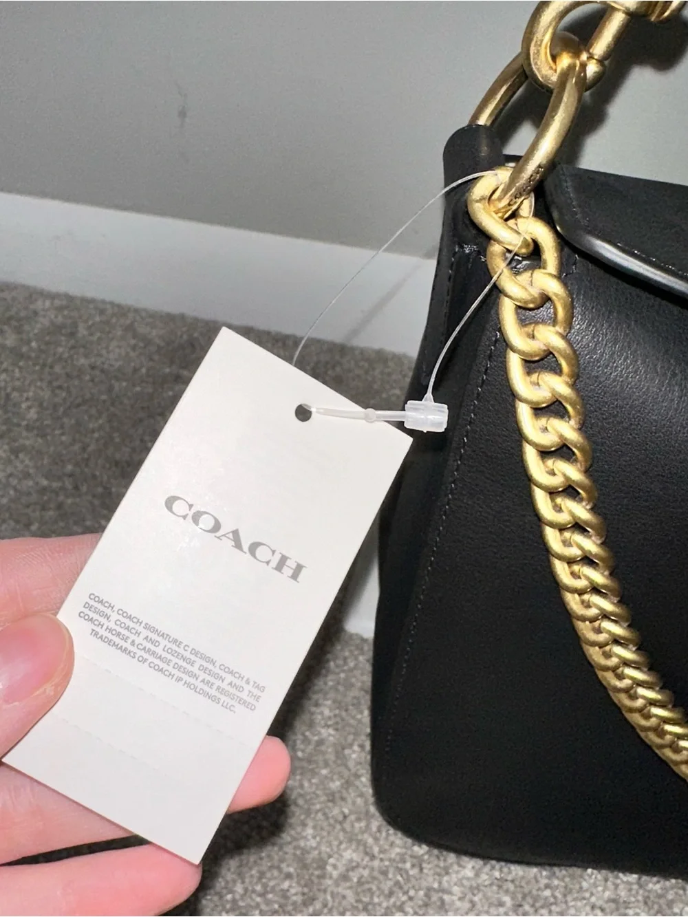 Coach elegant black