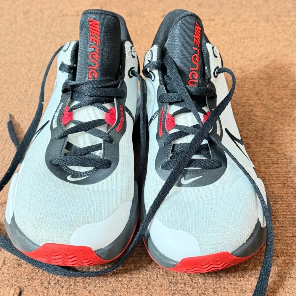 Nike‎ Renew Elevate 3 Mens Basketball Shoes White Black Red DD9304-100 Size 9