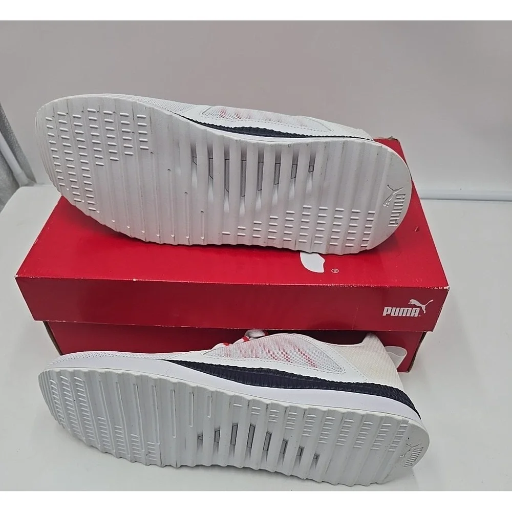 Puma Pacer Net‎ Cage Soft Foam Sneakers - White 13 Active Mens Outdoors Running