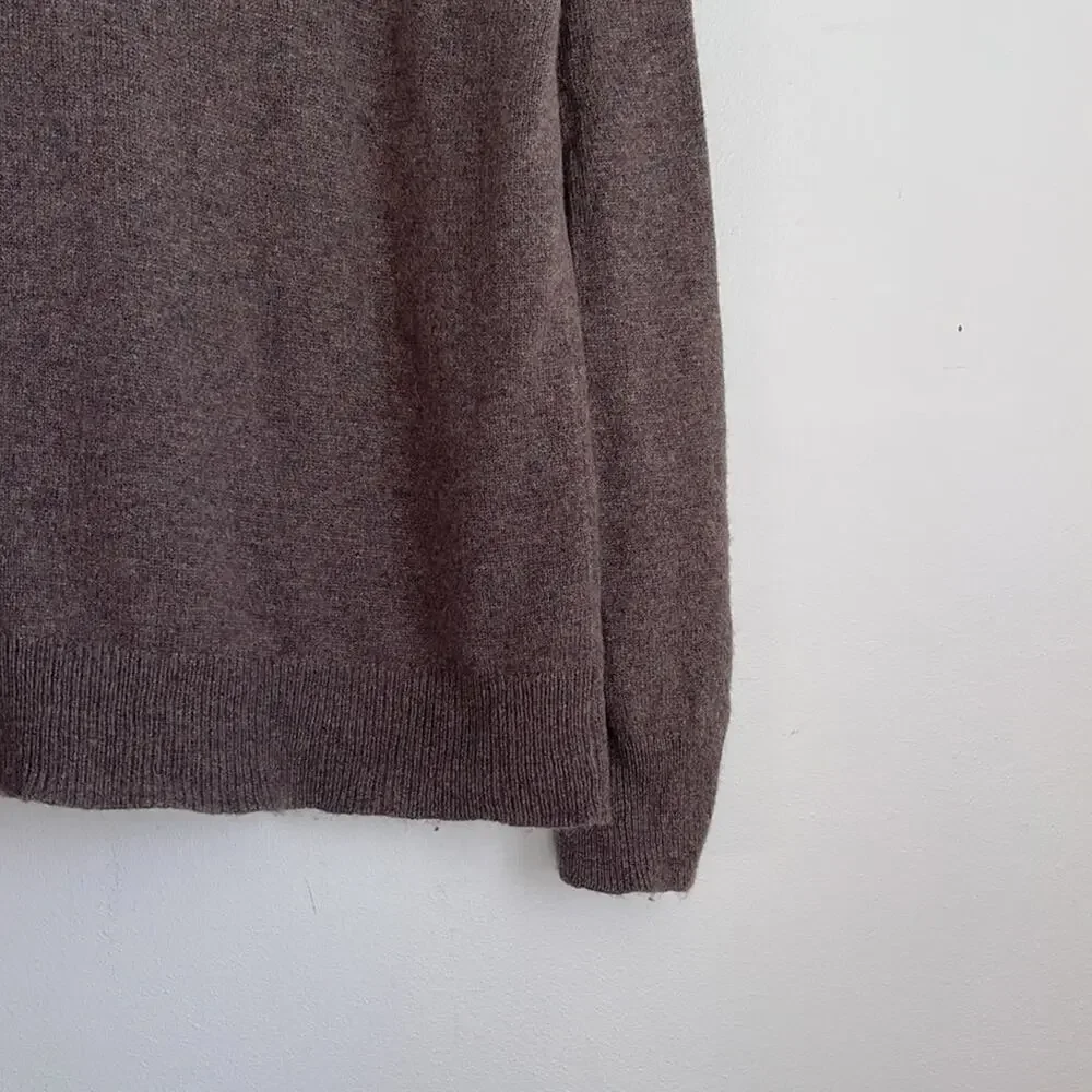 J. Crew lambs wool blend shawl collar pullover sweater sz XXL