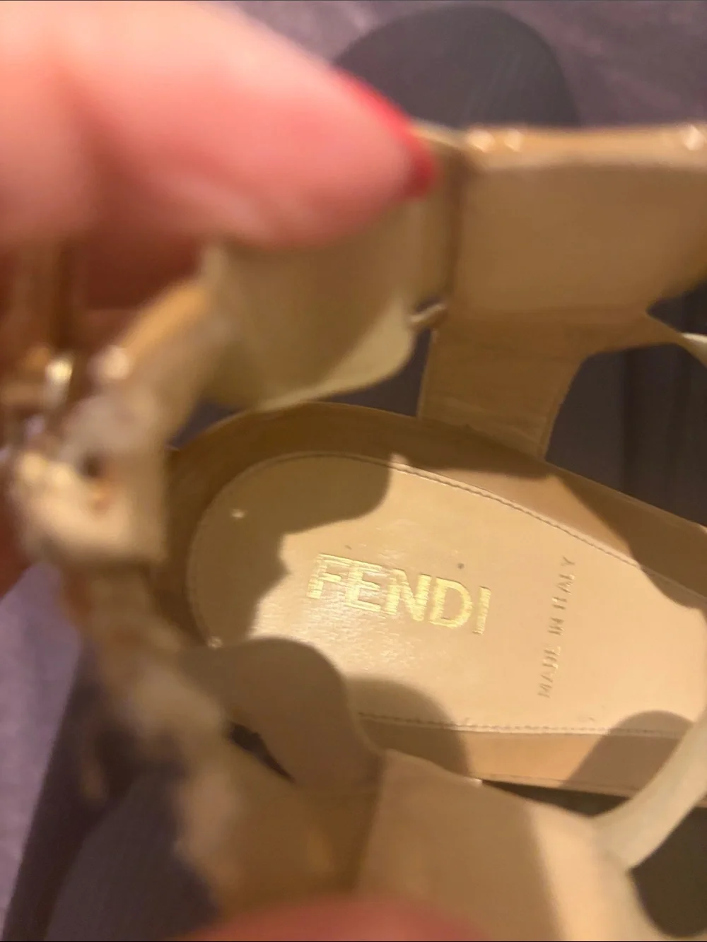 Fendi chic wedge