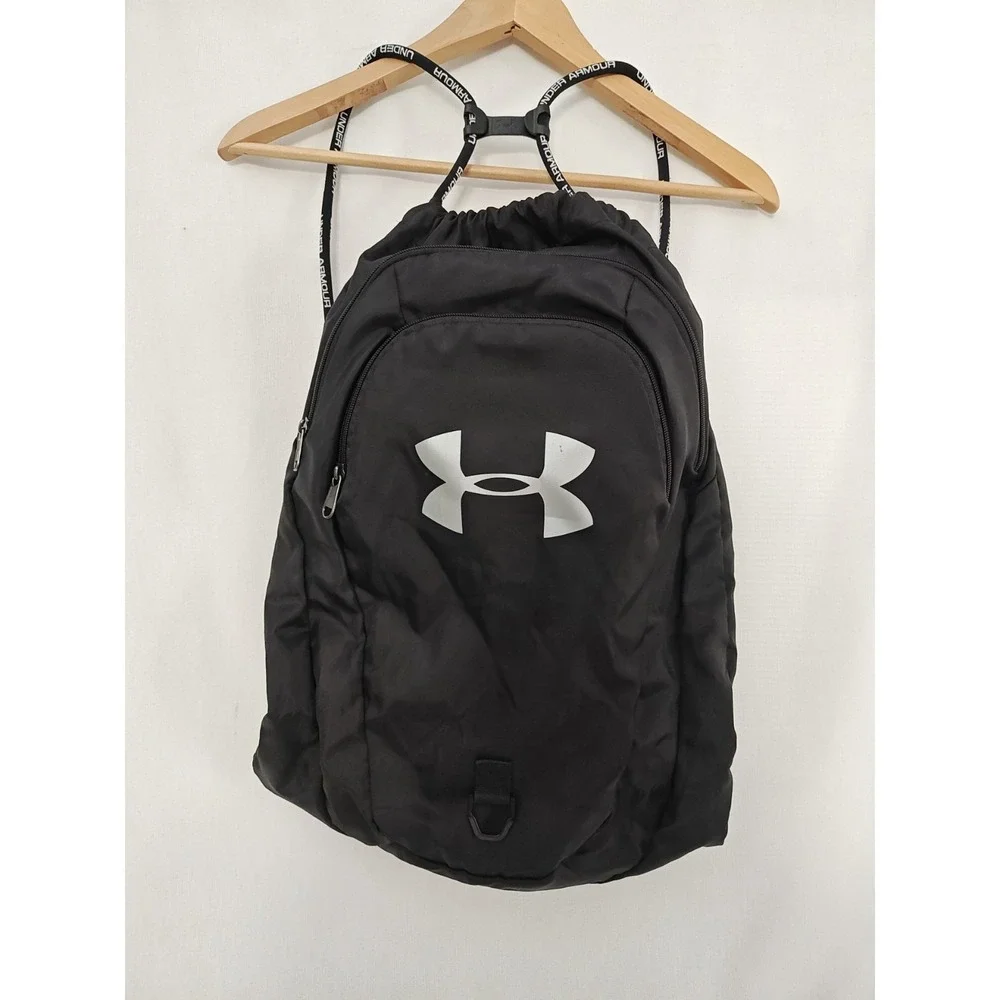 Under Armour Adult Undeniable 2.0 Backpack Sackpack Black External Pockets