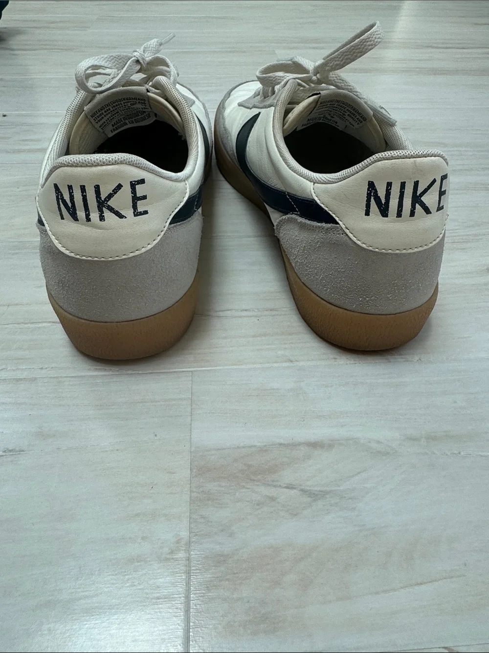 Nike Men’s White, Gray & Gum Low-Top Sneakers