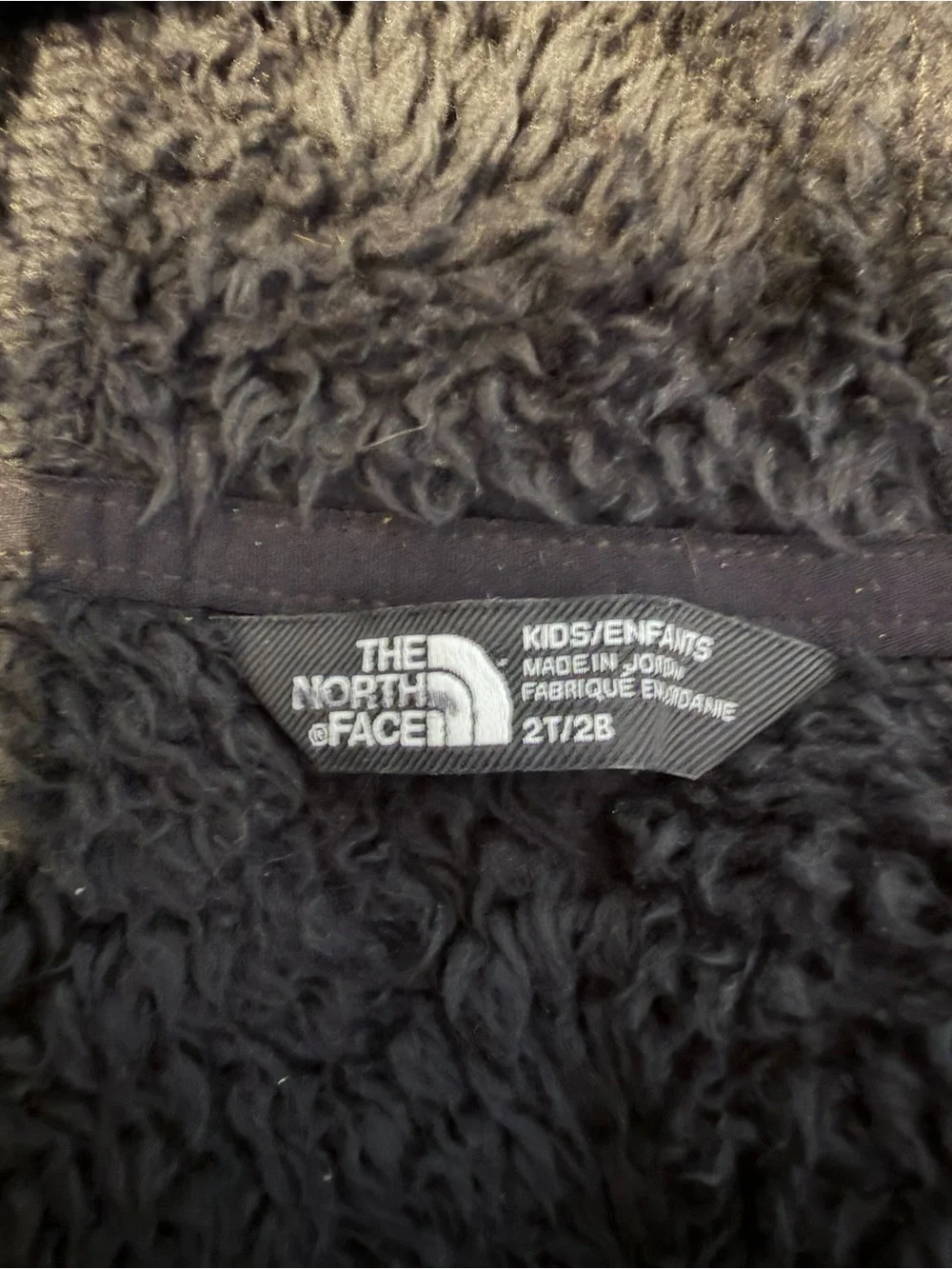 The North Face Kids Black Sherpa Jacket