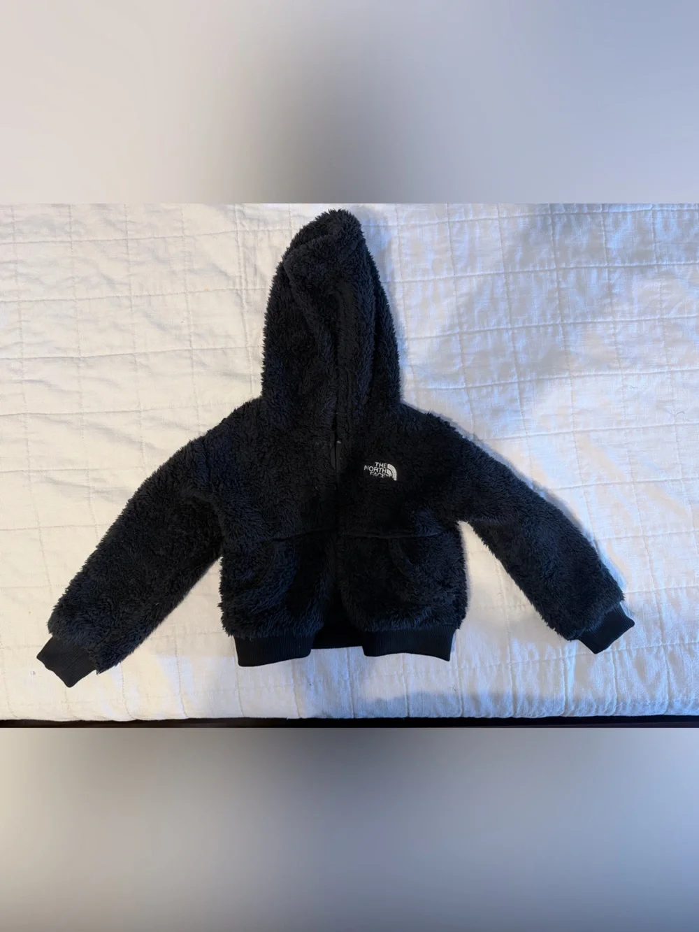 The North Face Kids Black Sherpa Jacket