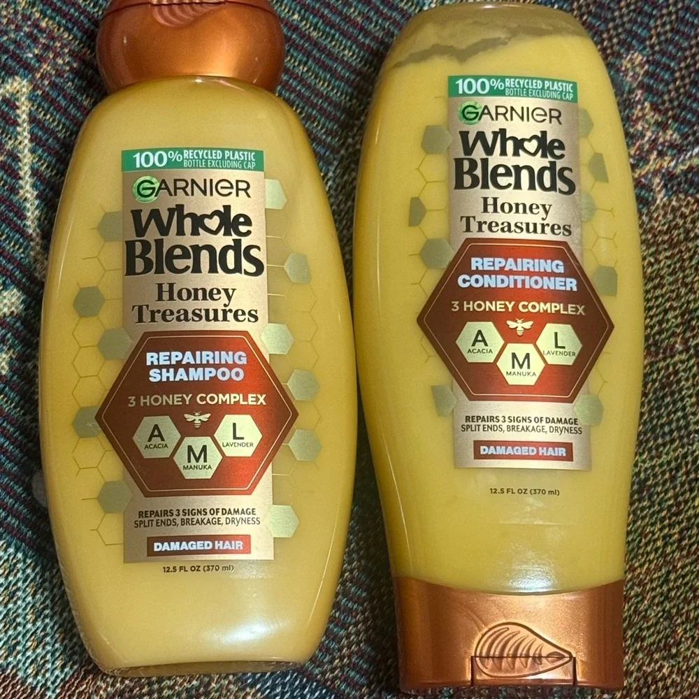 Garnier Whole Blends Honey Treasures Repairing Set - Golden