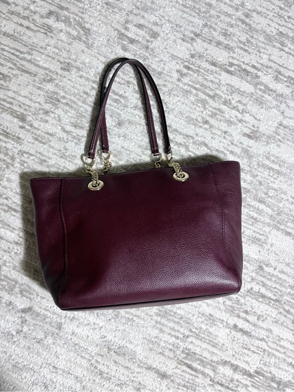 Coach Turnlock Chain Tote