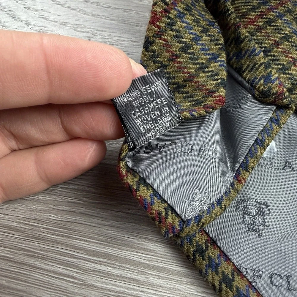Robert Talbott Men's Best Of Class H.Stockton Wool Cashmere Necktie Multicolor