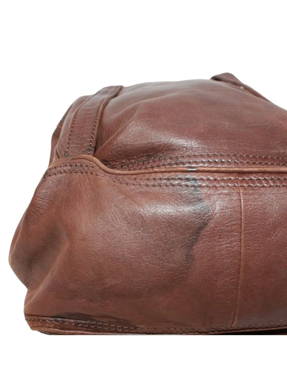 Bottega Veneta Intrecciato Backpack Leather Brown Gold