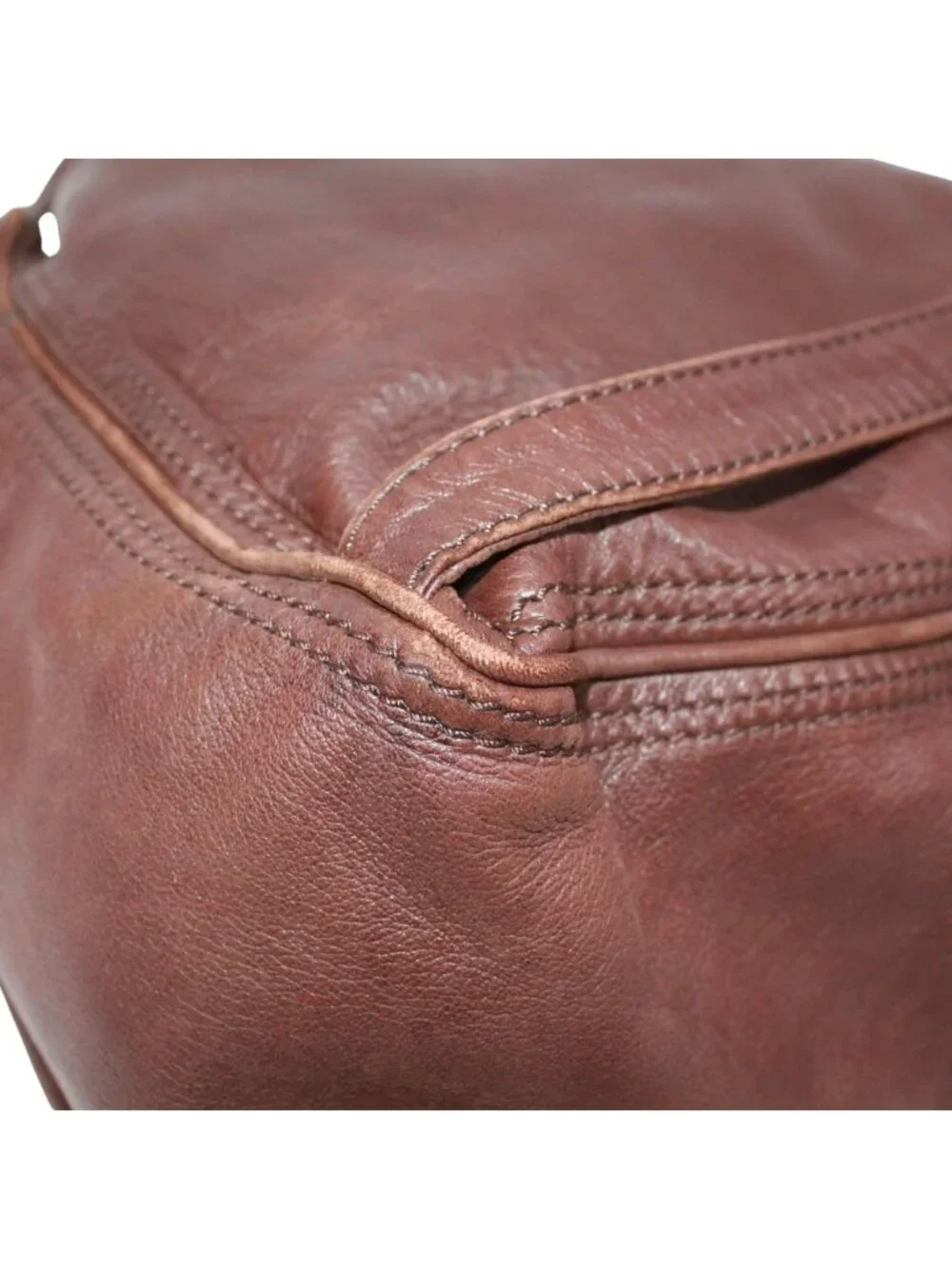Bottega Veneta Intrecciato Backpack Leather Brown Gold