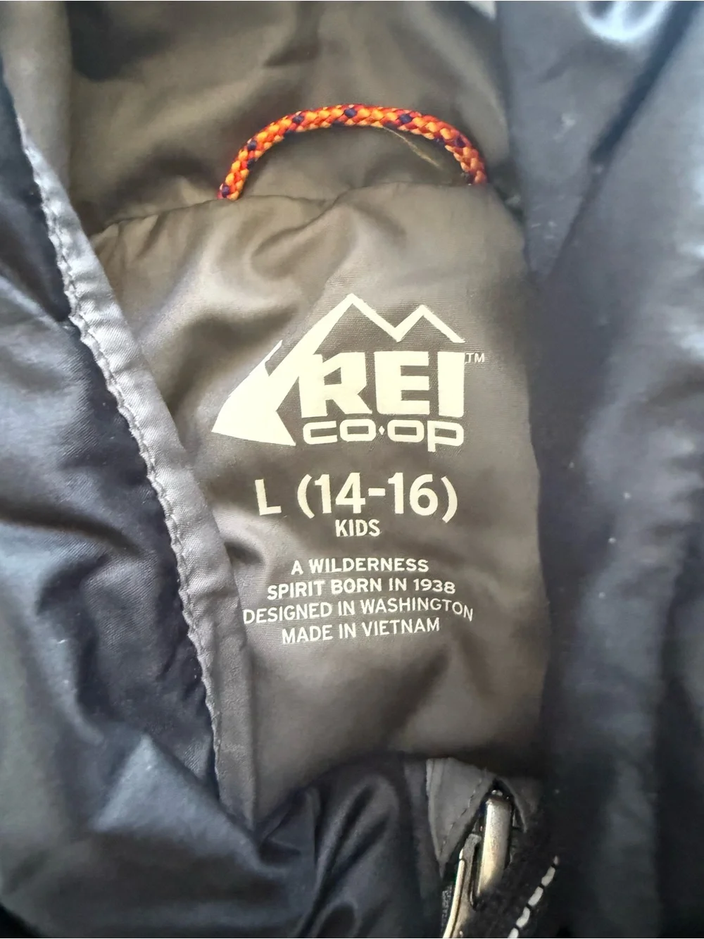 REI black down