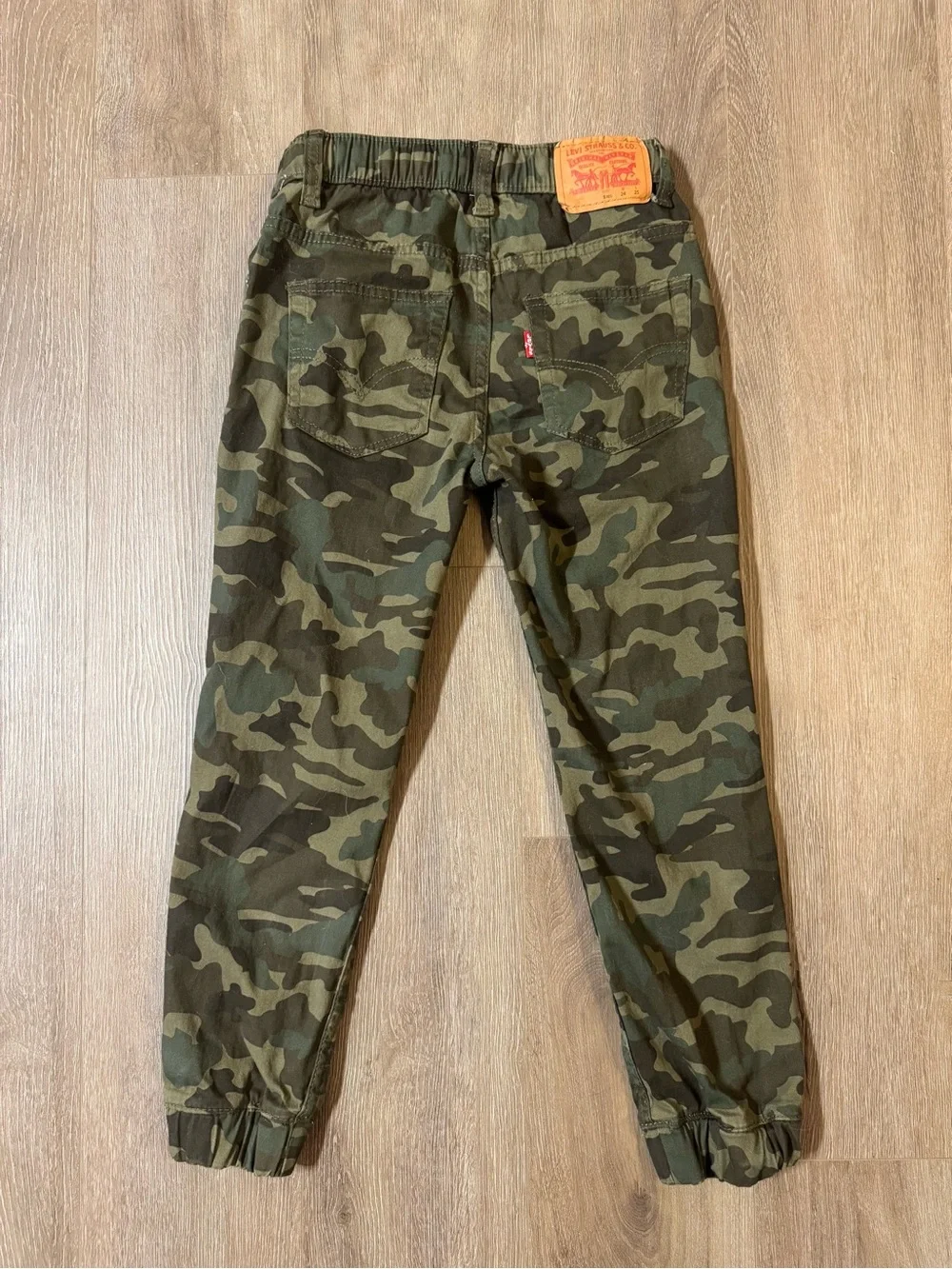 Levi's Kids Camo Joggers - Olive & Dark Green