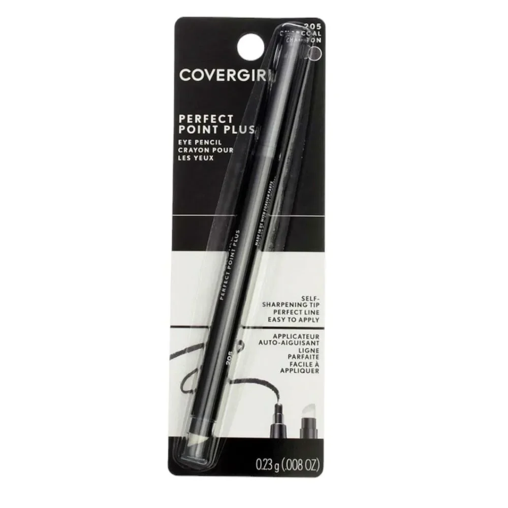 2x CoverGirl Perfect Point Plus Eye Pencil 205 Charcoal-Ink It! 250 Charcoal Ink