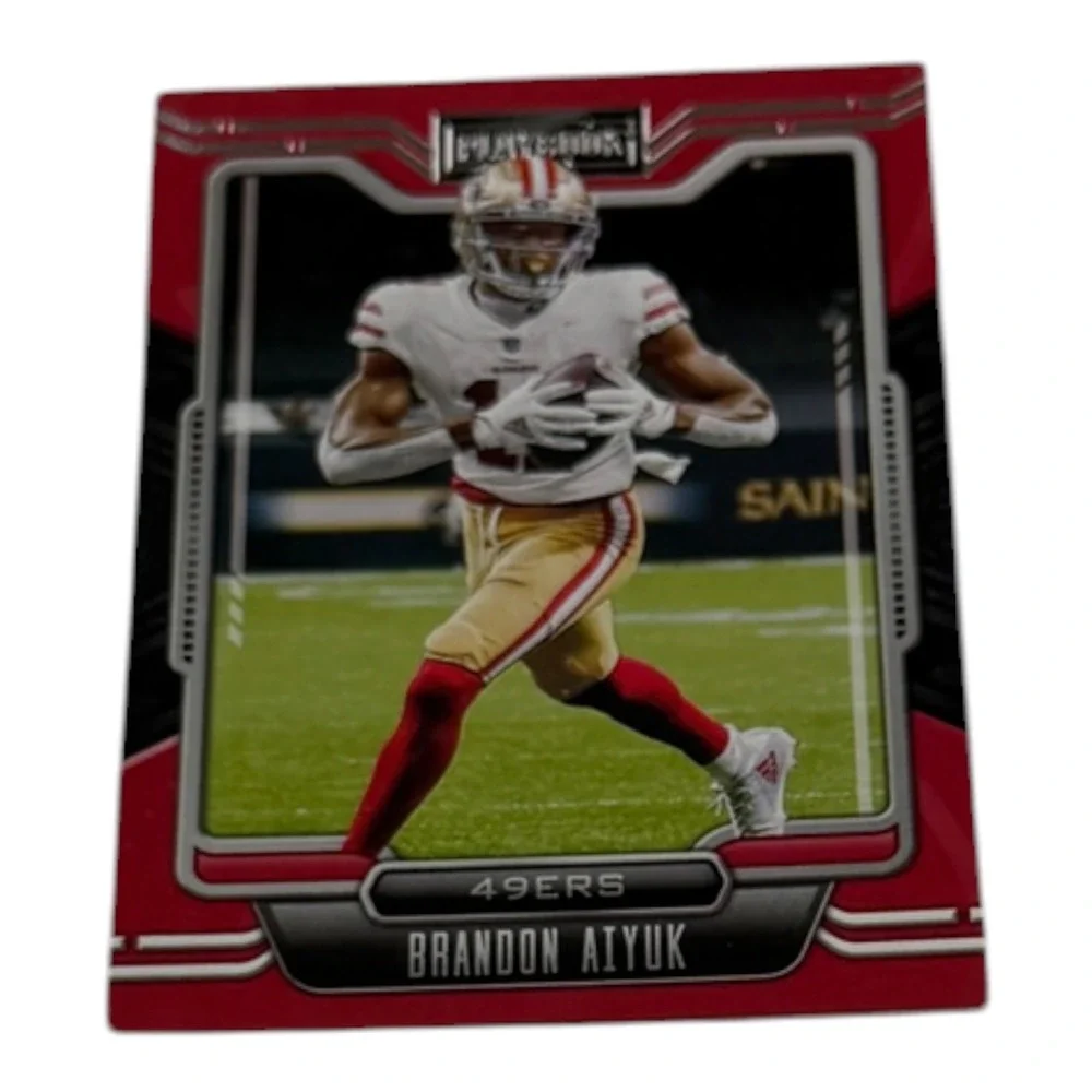2021 Panini Playbook Brandon Aiyuk San Francisco 49ers Card 75 NFL Football