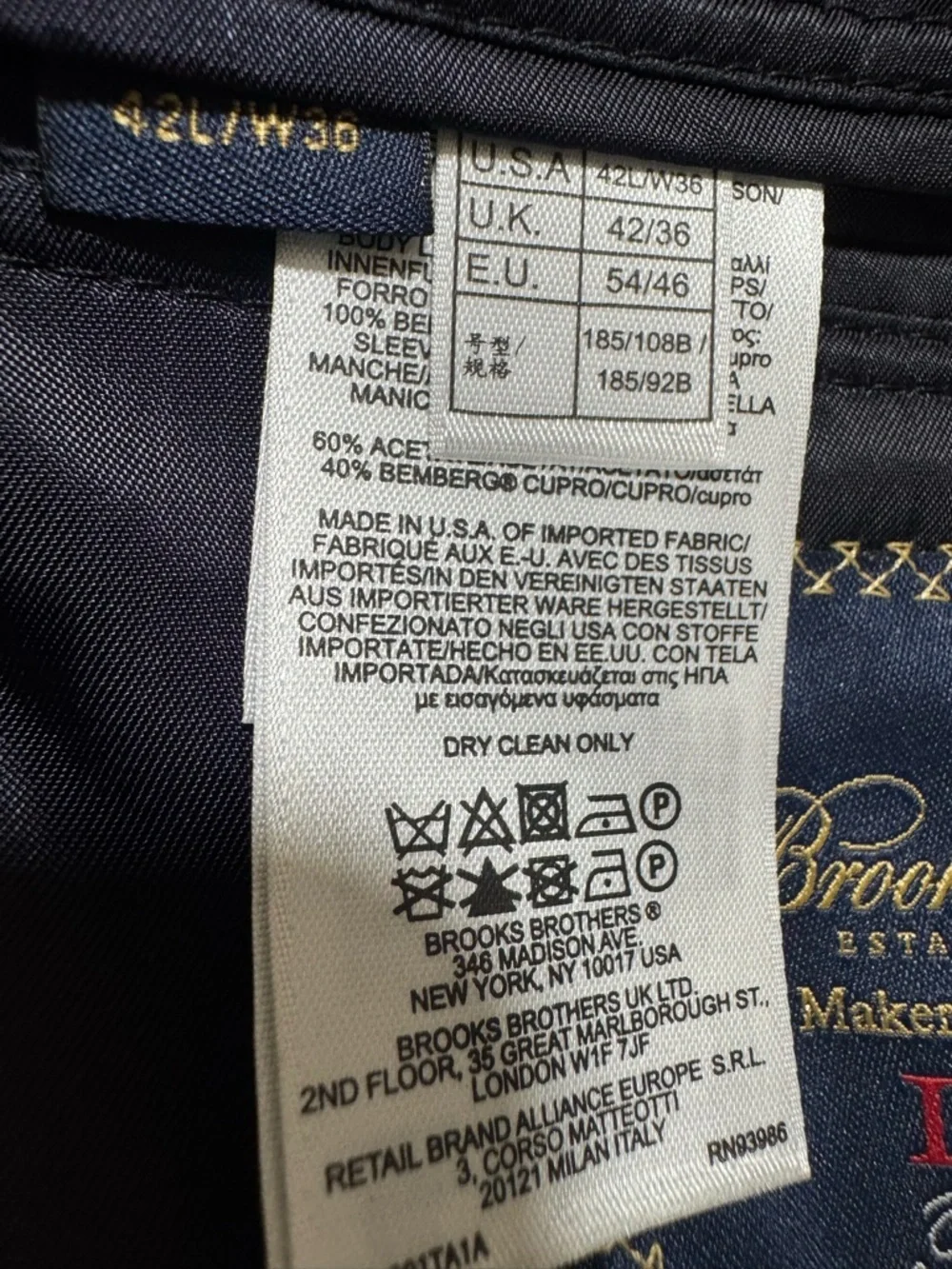 Brooks Brothers wool luxury