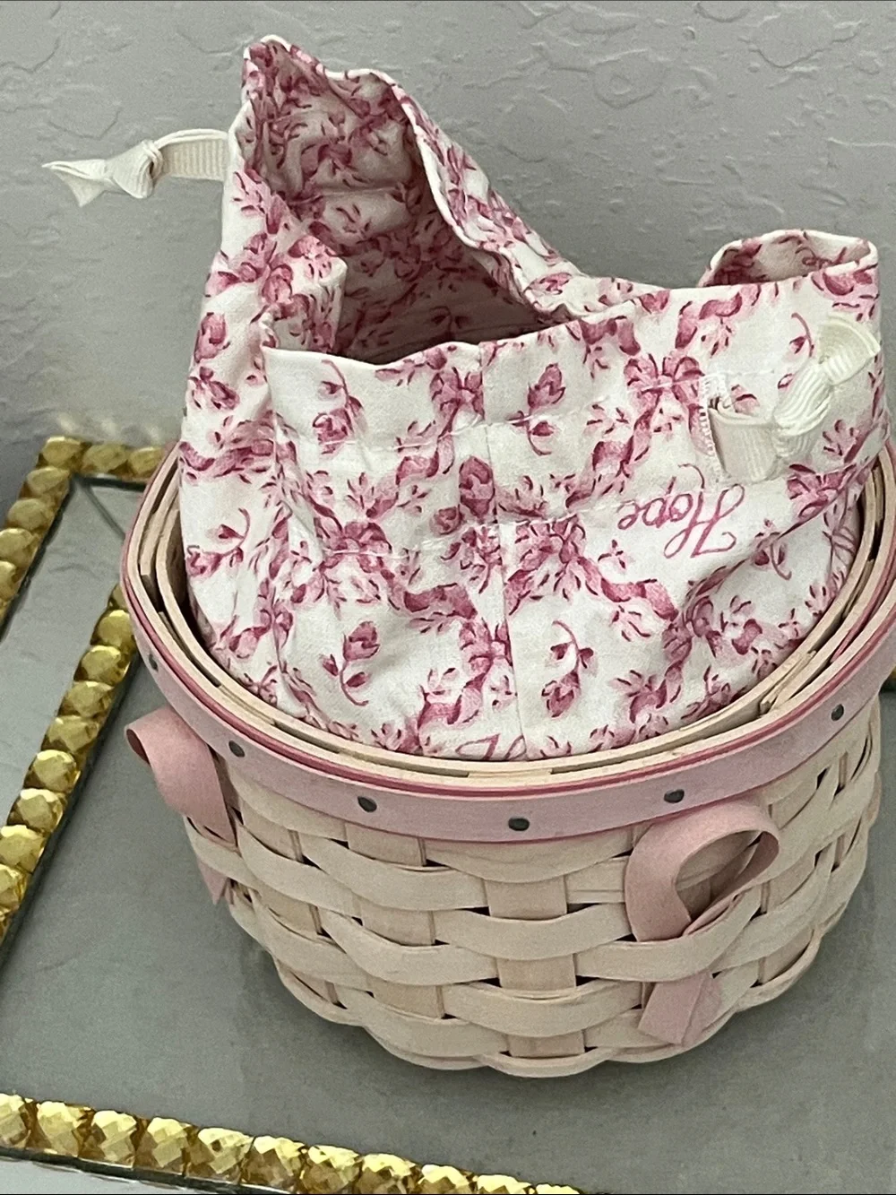 Longaberger woven basket