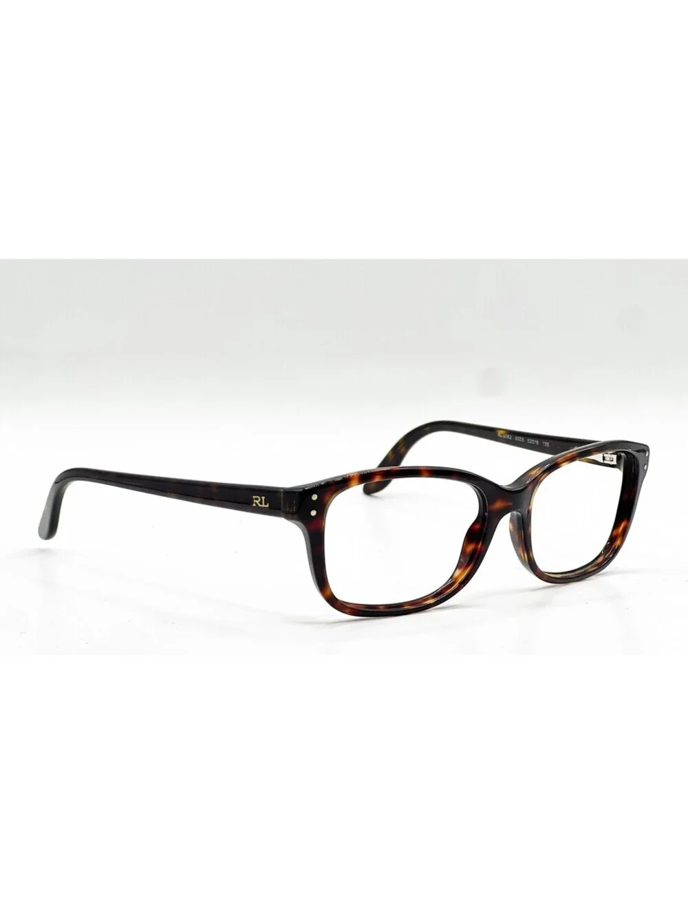 Ralph Lauren RL 6062 5003 Dark Havana Square Authentic Eyeglass Frames 52-16-135